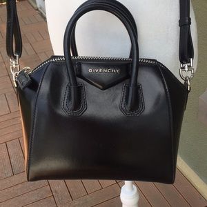 Givenchy Antigona Mini Box Calfskin Satchel Bag